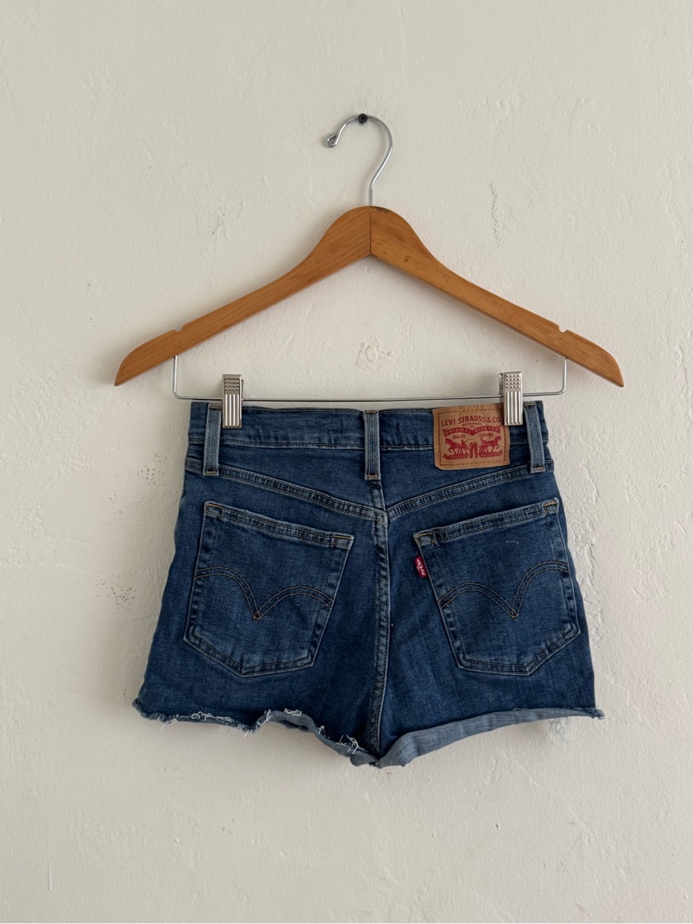 Levi's  Denim Cutoff Mini Jean Shorts